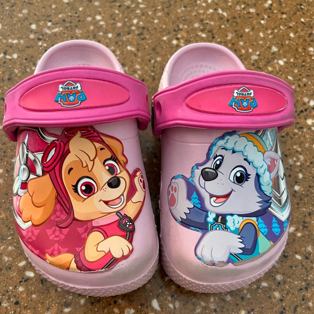 Paw patrol toddler crocs